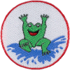 Frosch lustig