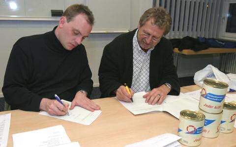 Vertragsunterzeichnung